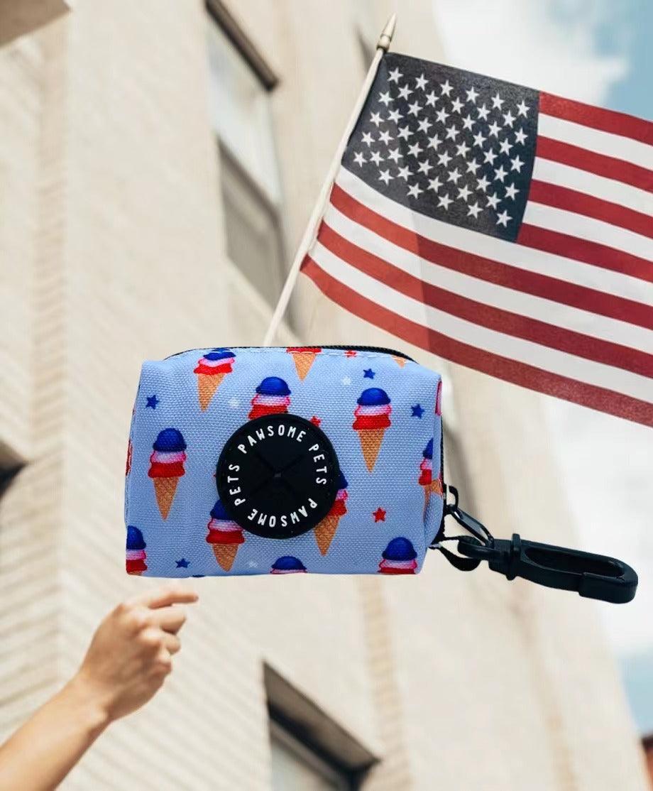 WASTE BAG HOLDER-USA ICE CREAM