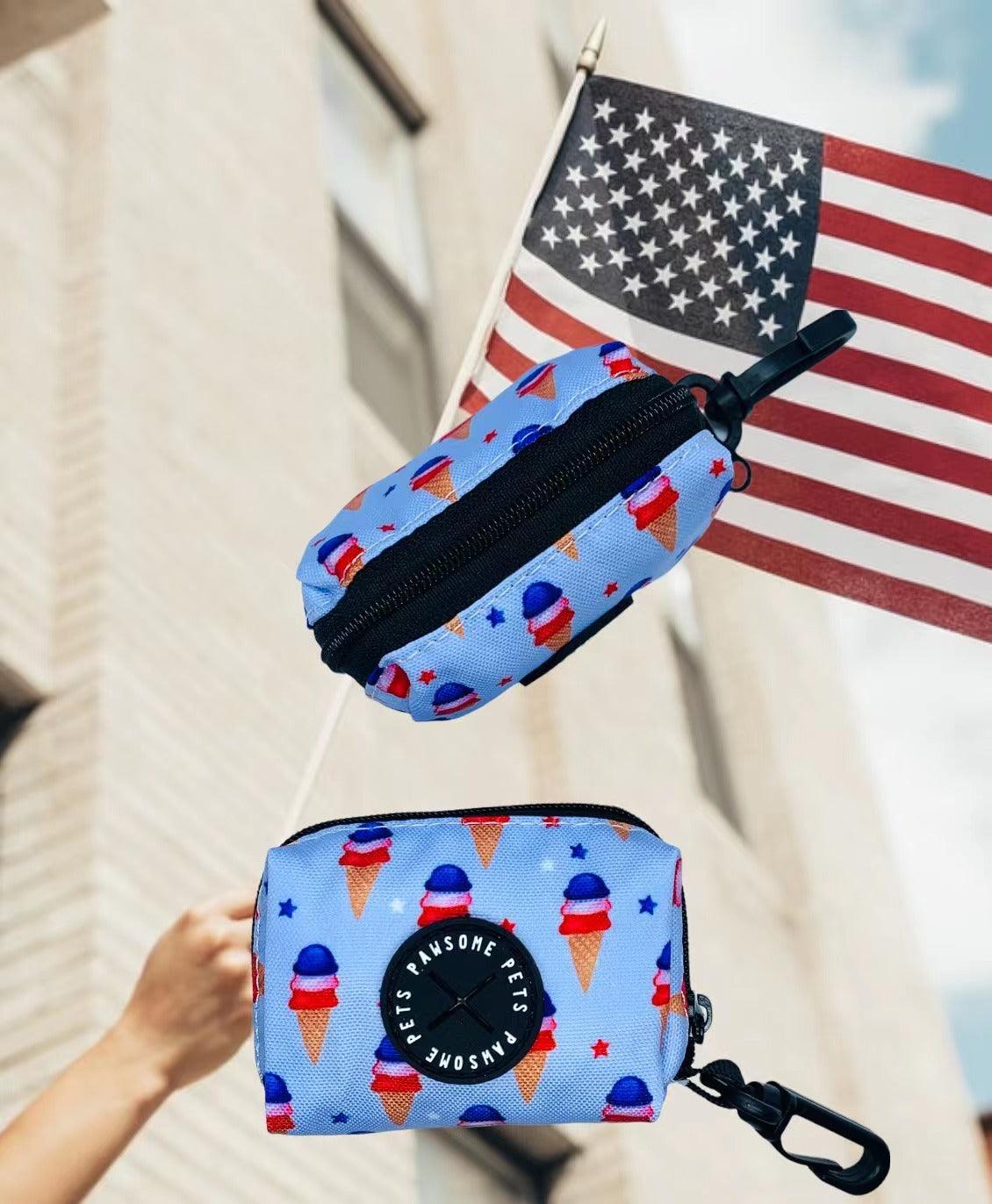 WASTE BAG HOLDER-USA ICE CREAM
